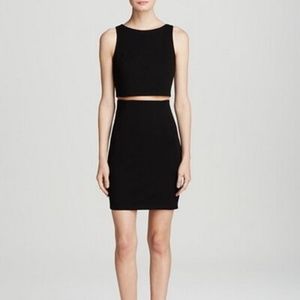 Bailey44 Middle Linebacker Dress with Cutout Black